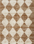 Vanni Checkered Fringed Rug - From Where Finds -