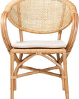 Varick Rattan Dining Chair - From Where - 