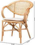 Varick Rattan Dining Chair - From Where - 