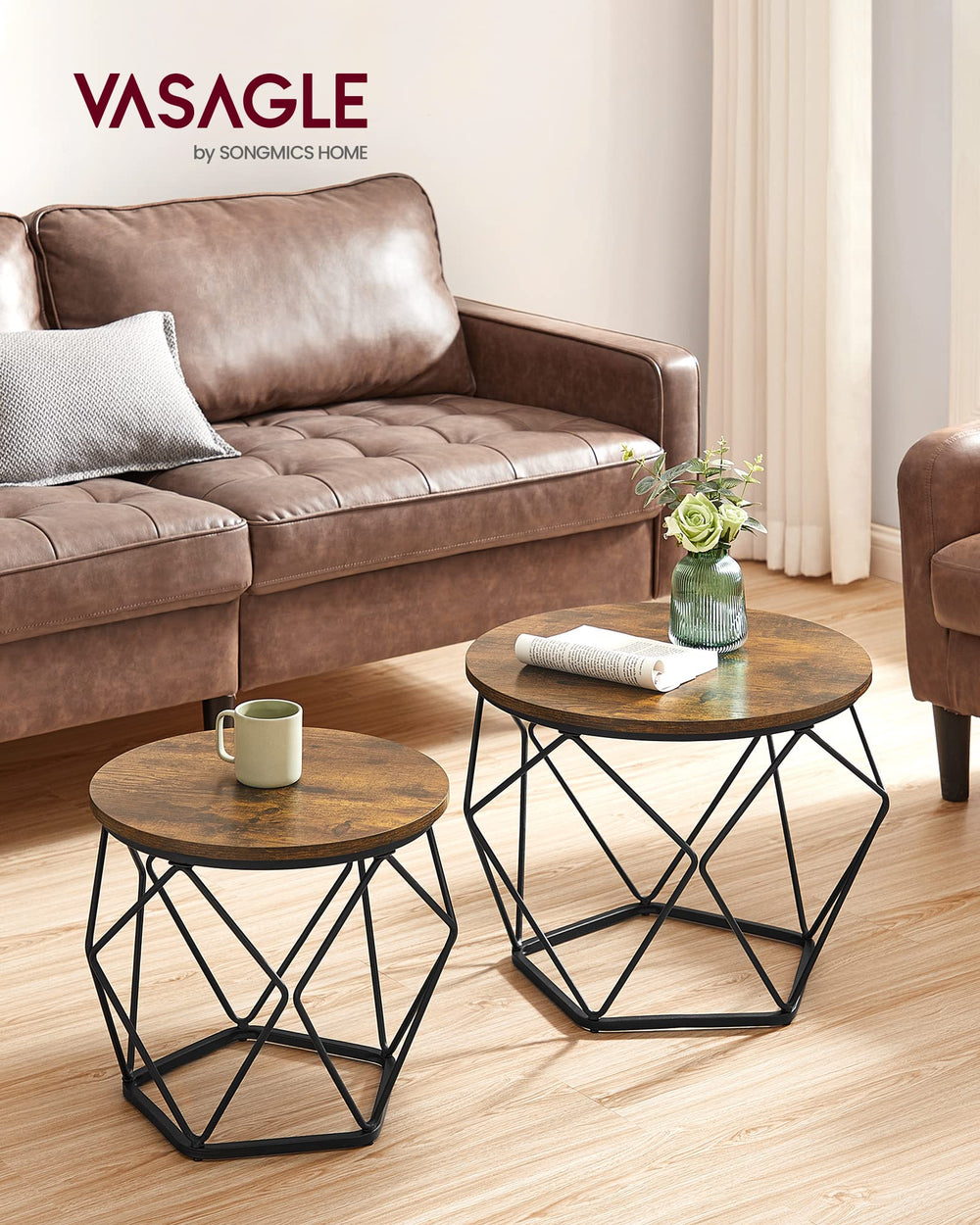Vasagle Small Coffee Table (Set of 2) - From Where - 