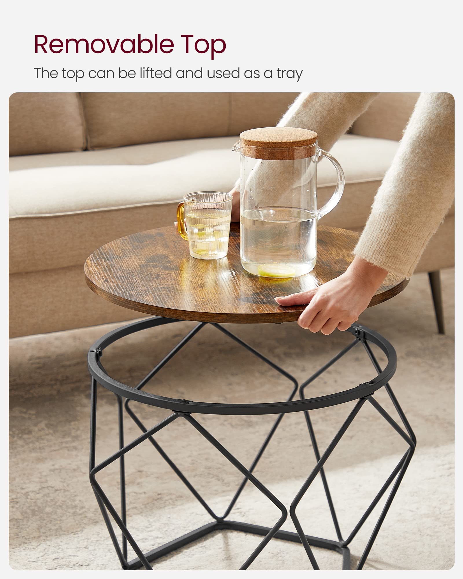 Vasagle Small Coffee Table (Set of 2) - From Where - 