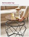 Vasagle Small Coffee Table (Set of 2) - From Where - 