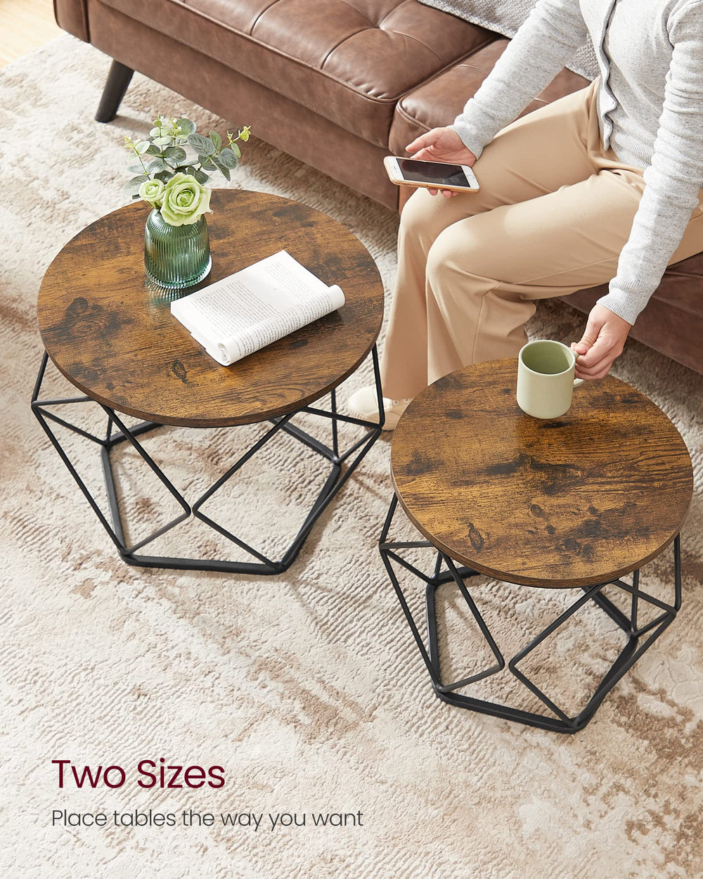 Vasagle Small Coffee Table (Set of 2) - From Where - 