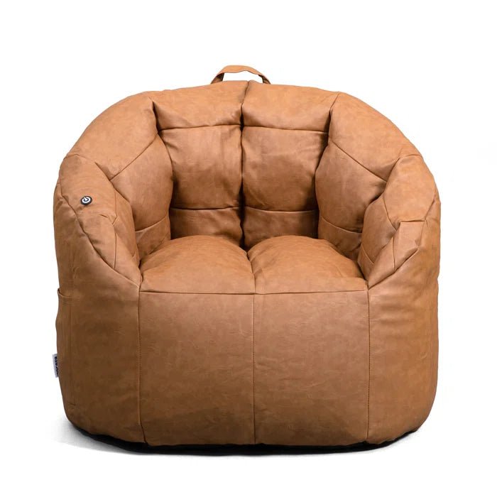 Vegan Leather Bean Bag Chair - From Where - 