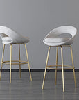 Velvet Bar Stools Set of 2 - From Where - 