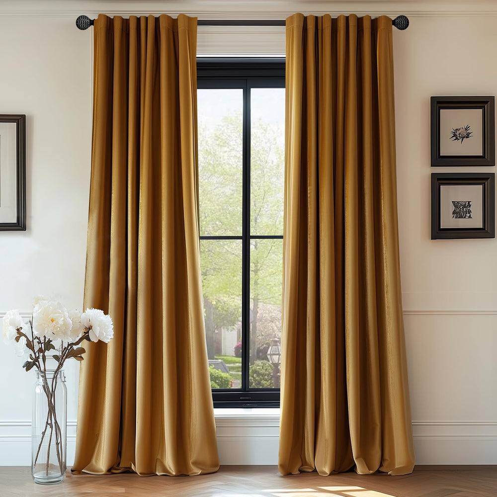 Velvet Blackout Curtain Curtain - From Where - 
