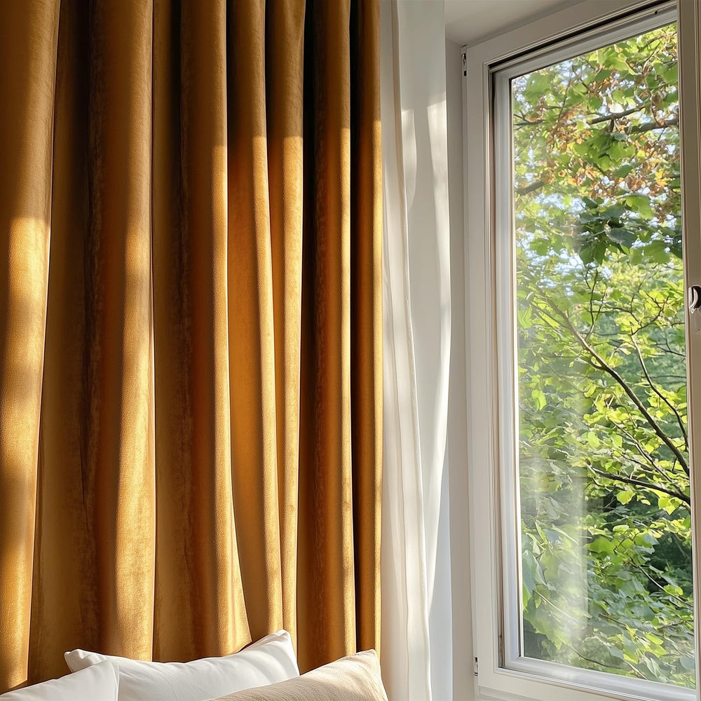 Velvet Blackout Curtain Curtain - From Where - 