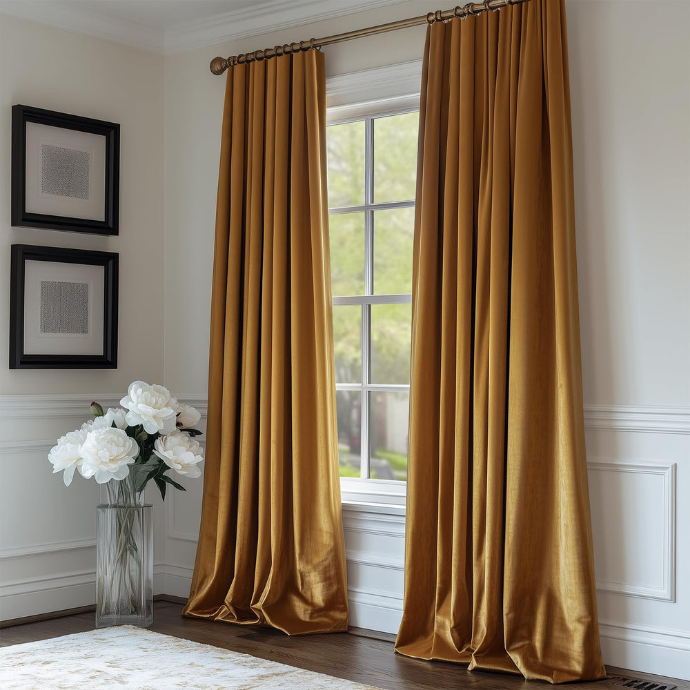 Velvet Blackout Curtain Curtain - From Where - 