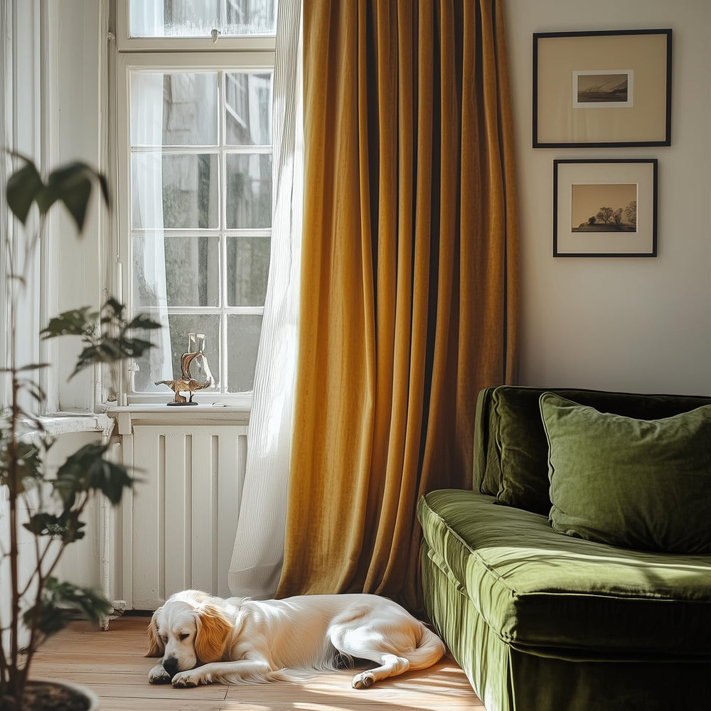Velvet Blackout Curtain Curtain - From Where - 