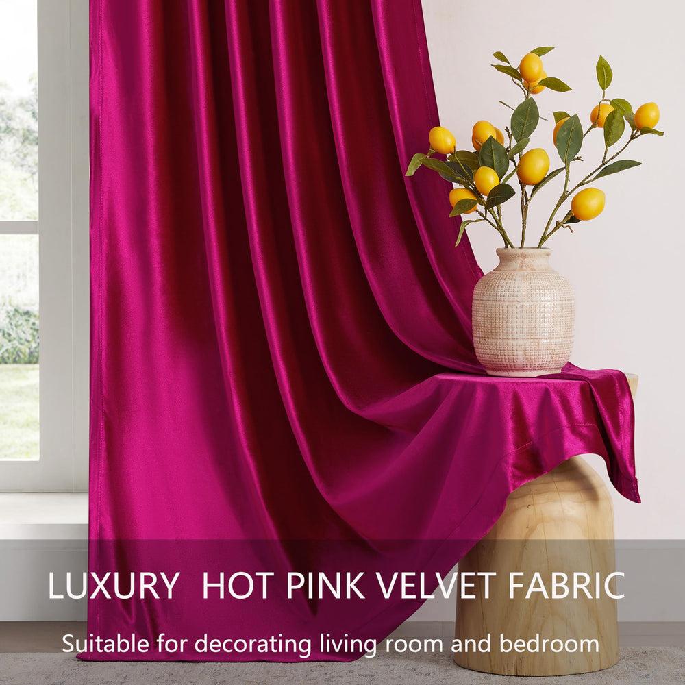 Velvet Blackout Curtains (Set of 2) - From Where - 