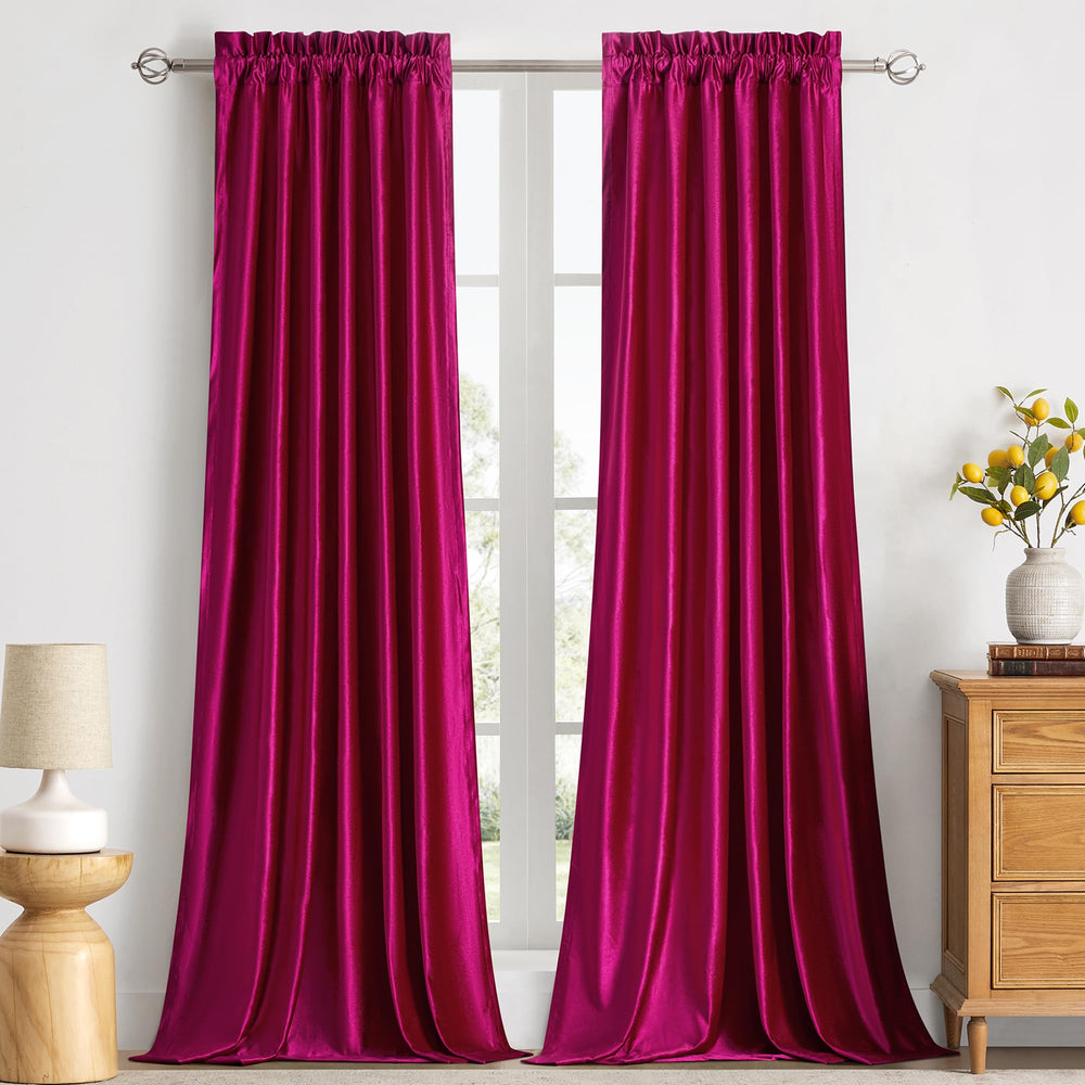 Velvet Blackout Curtains (Set of 2) - From Where - 