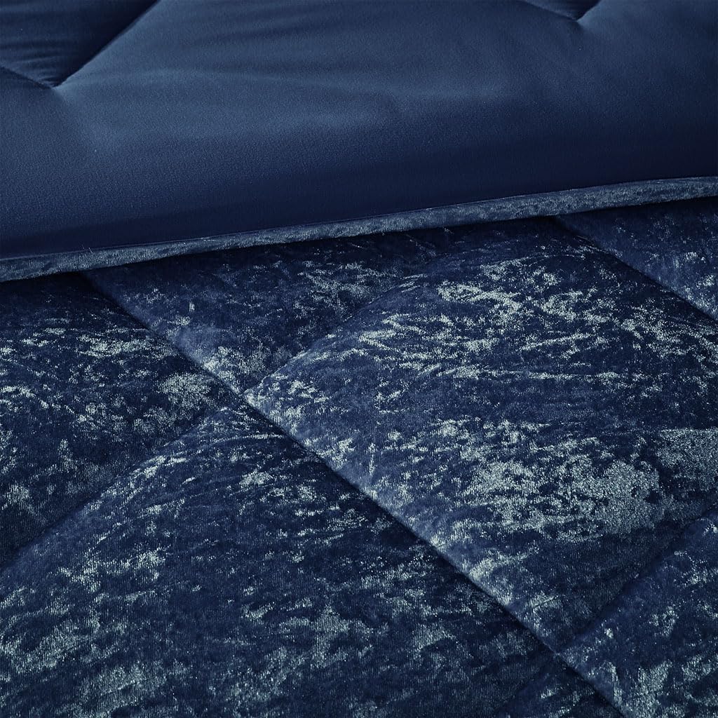 Velvet Comforter Set with Throw Pillow - From Where - 