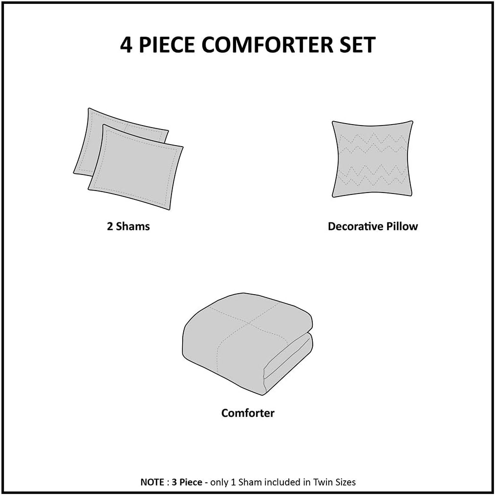 Velvet Comforter Set with Throw Pillow - From Where - 