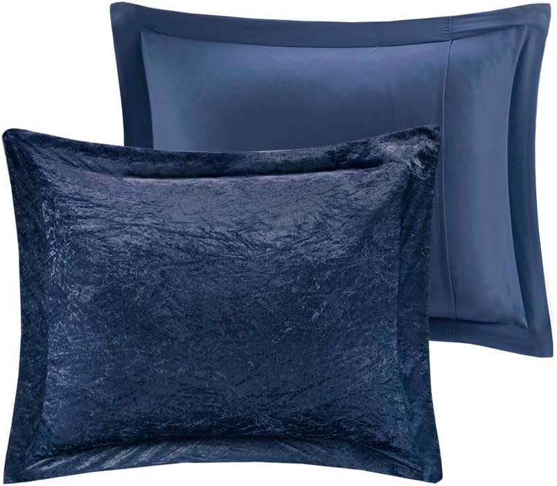 Velvet Comforter Set with Throw Pillow - From Where - 
