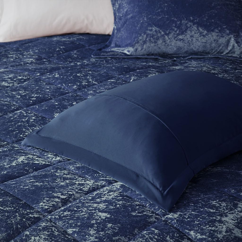 Velvet Comforter Set with Throw Pillow - From Where - 
