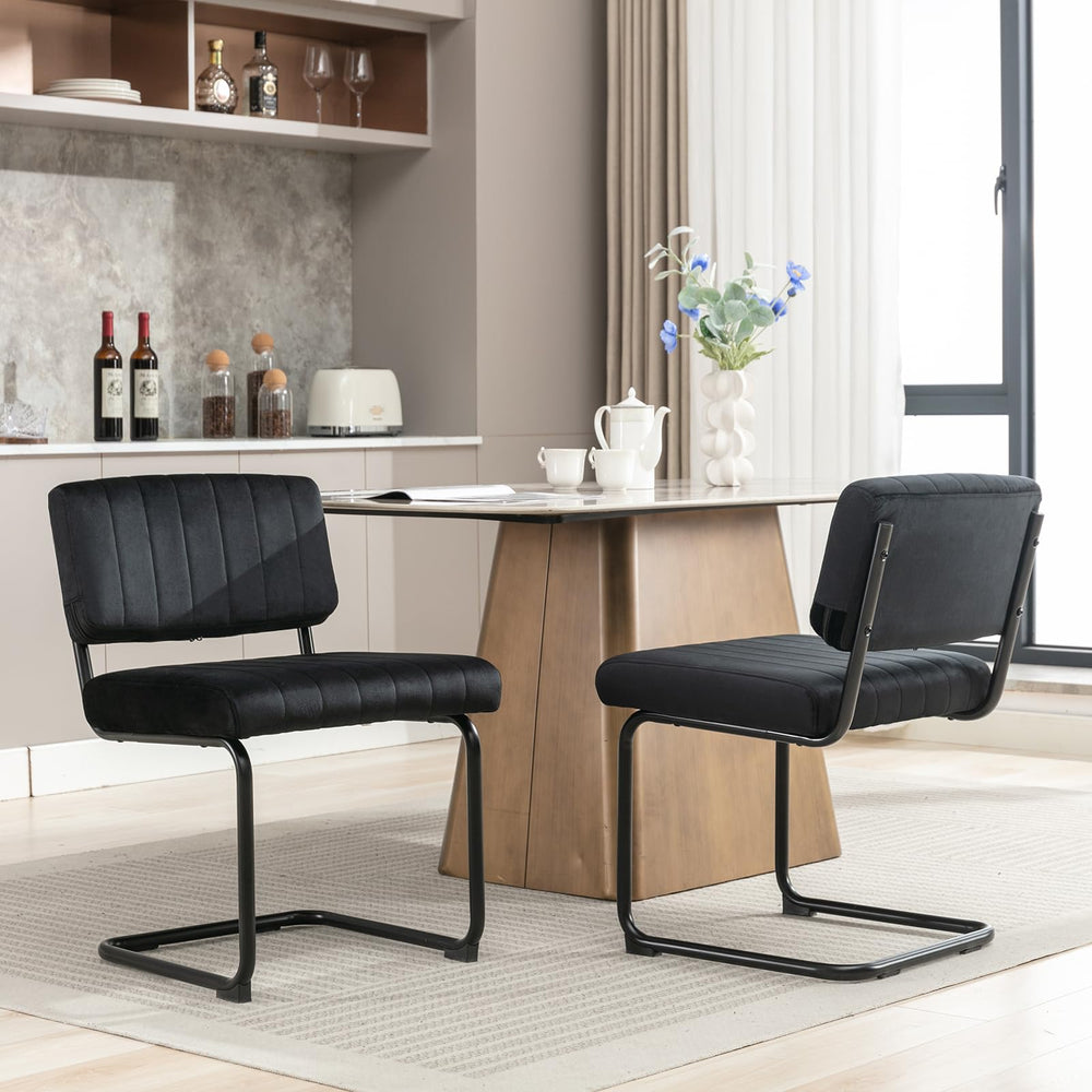 Velvet Dining Chairs (Set of 2) - From Where - 