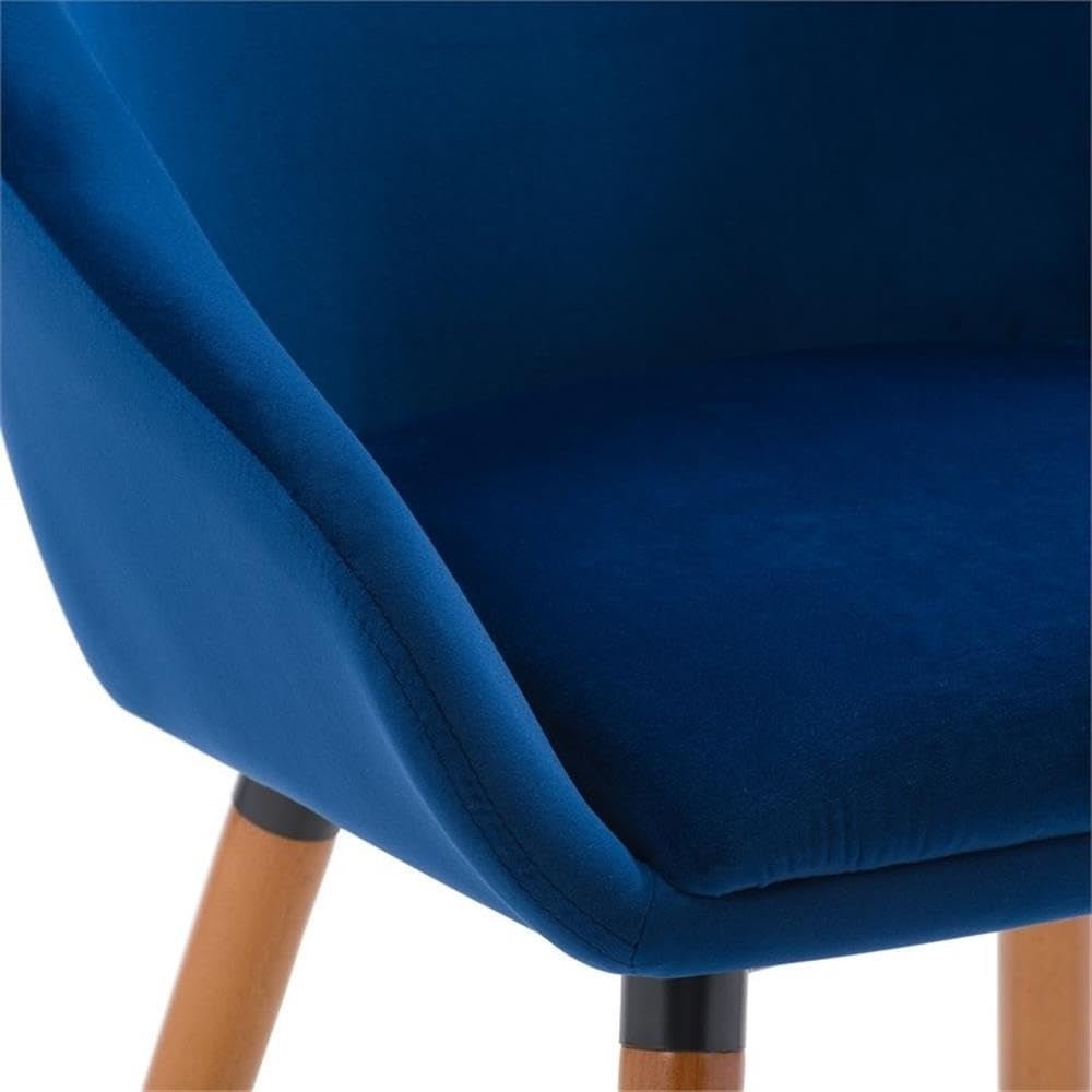 Velvet Fabric Side Chair - From Where - 