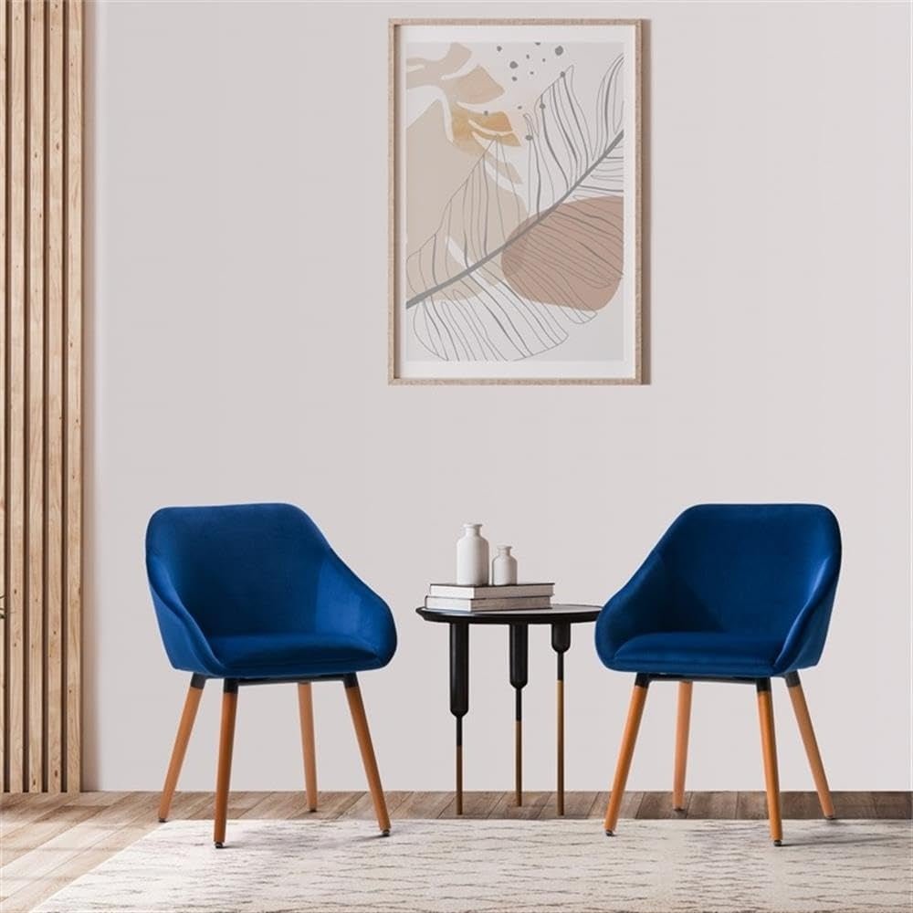 Velvet Fabric Side Chair - From Where - 