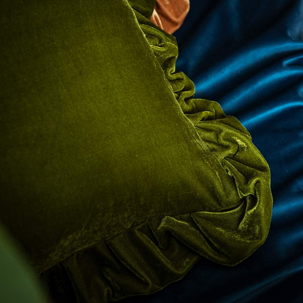 Velvet Throw Pillow Covers (Set of 2) - From Where - 