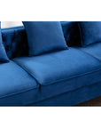 Velvet Tuxedo Arm Sofa - From Where - 