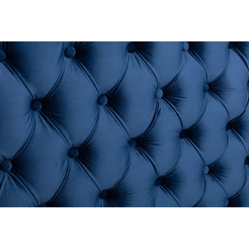 Velvet Tuxedo Arm Sofa - From Where - 