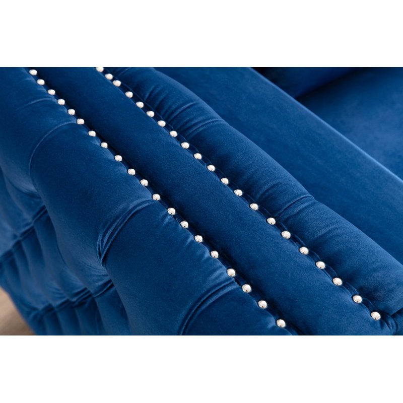 Velvet Tuxedo Arm Sofa - From Where - 