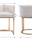 Velvet Upholstered Bar Stools (Set of 4) - From Where - 