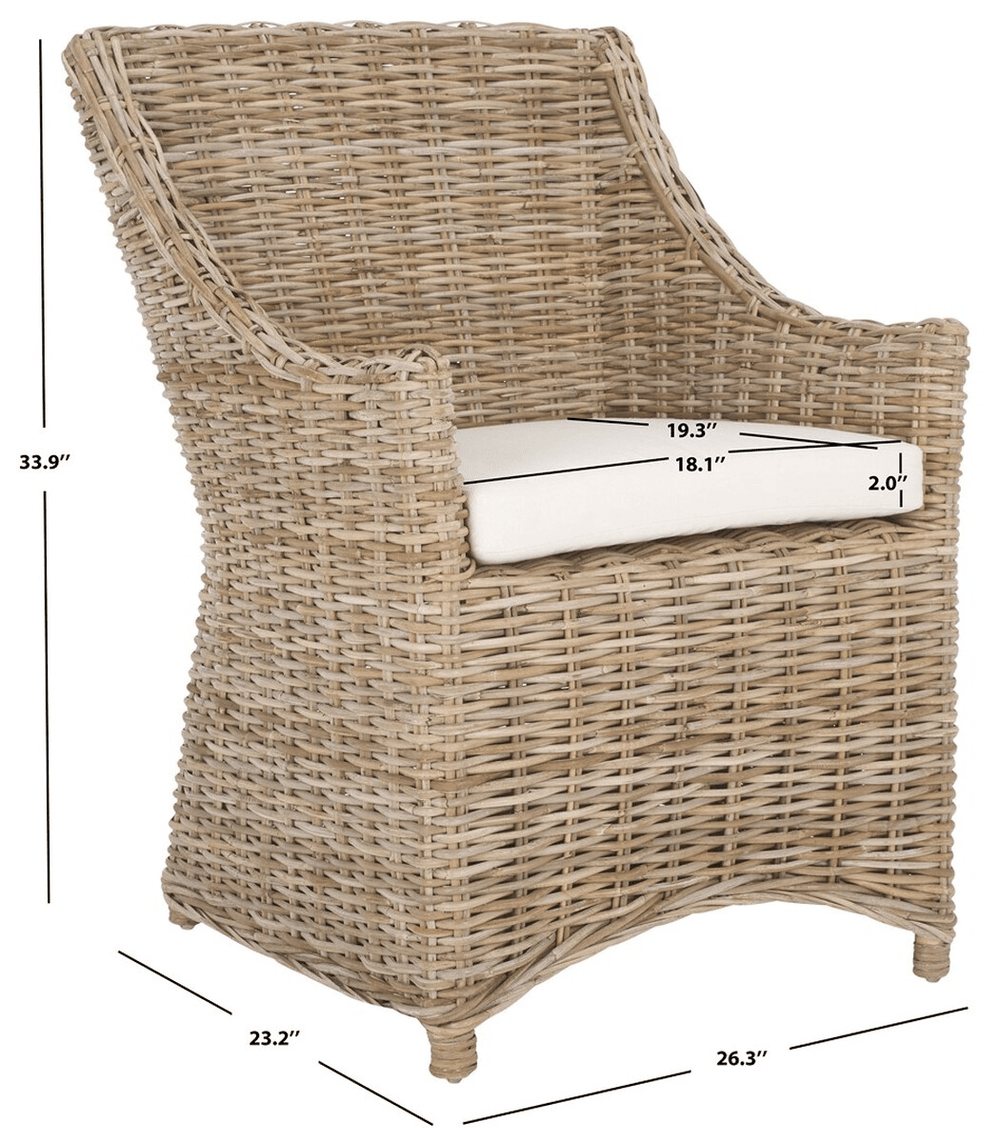 Ventura Rattan Arm Chair - From Where Finds - 