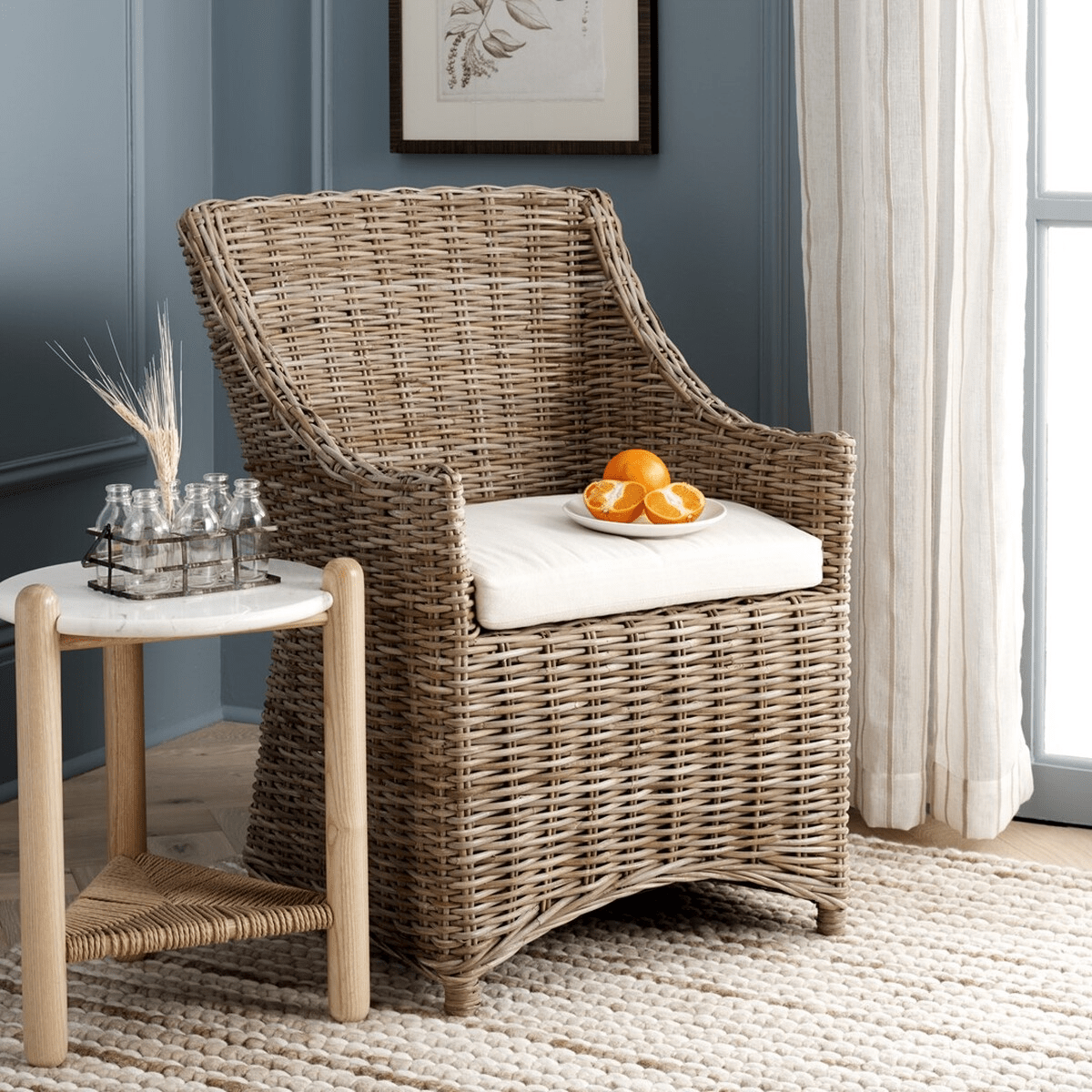 Ventura Rattan Arm Chair - From Where Finds - 