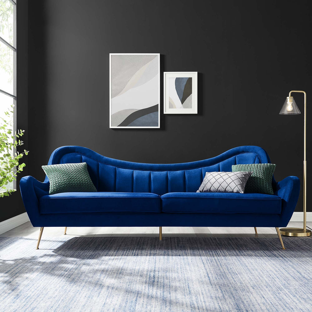 Vera Tufted Velvet Sofa - From Where - 