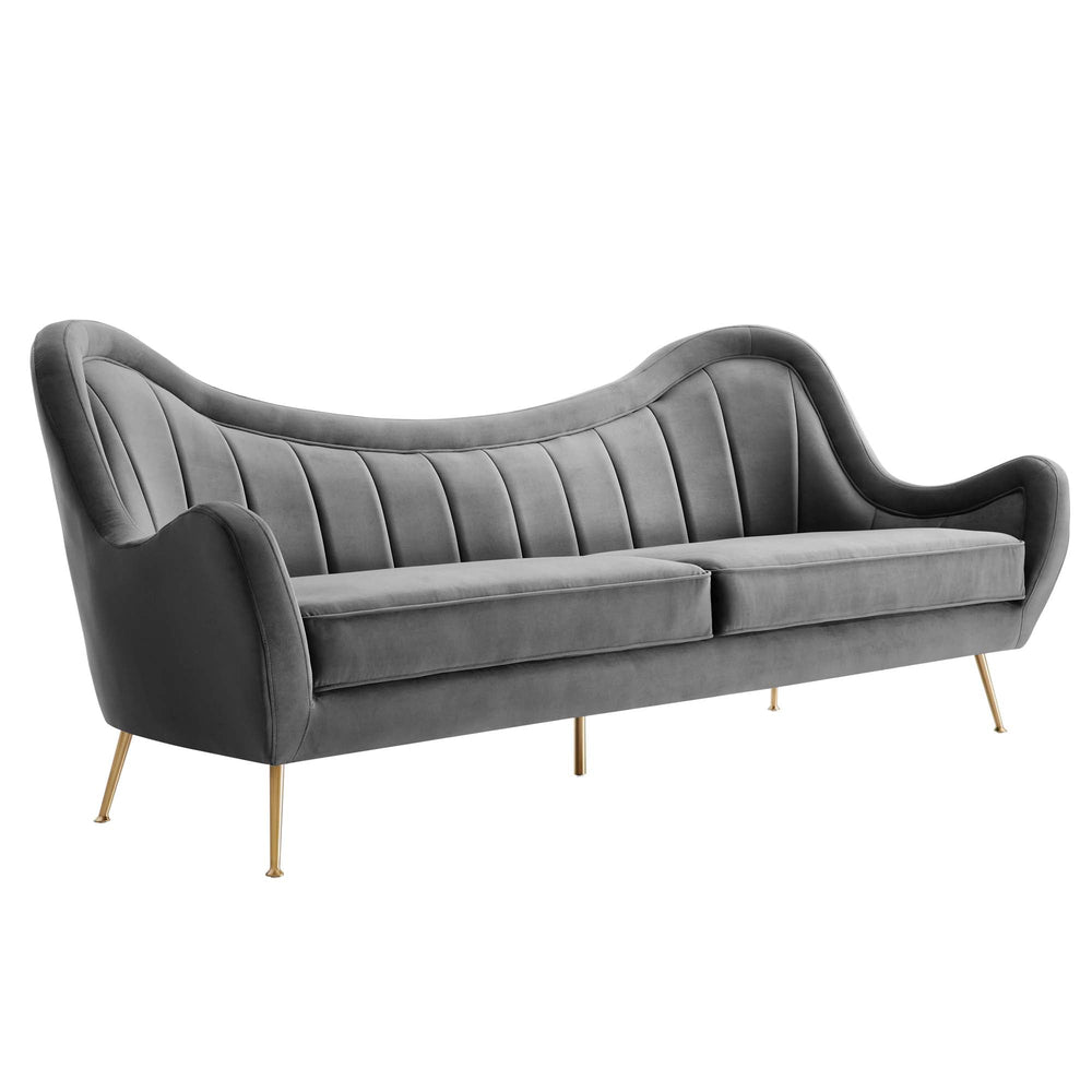 Vera Tufted Velvet Sofa - From Where - 