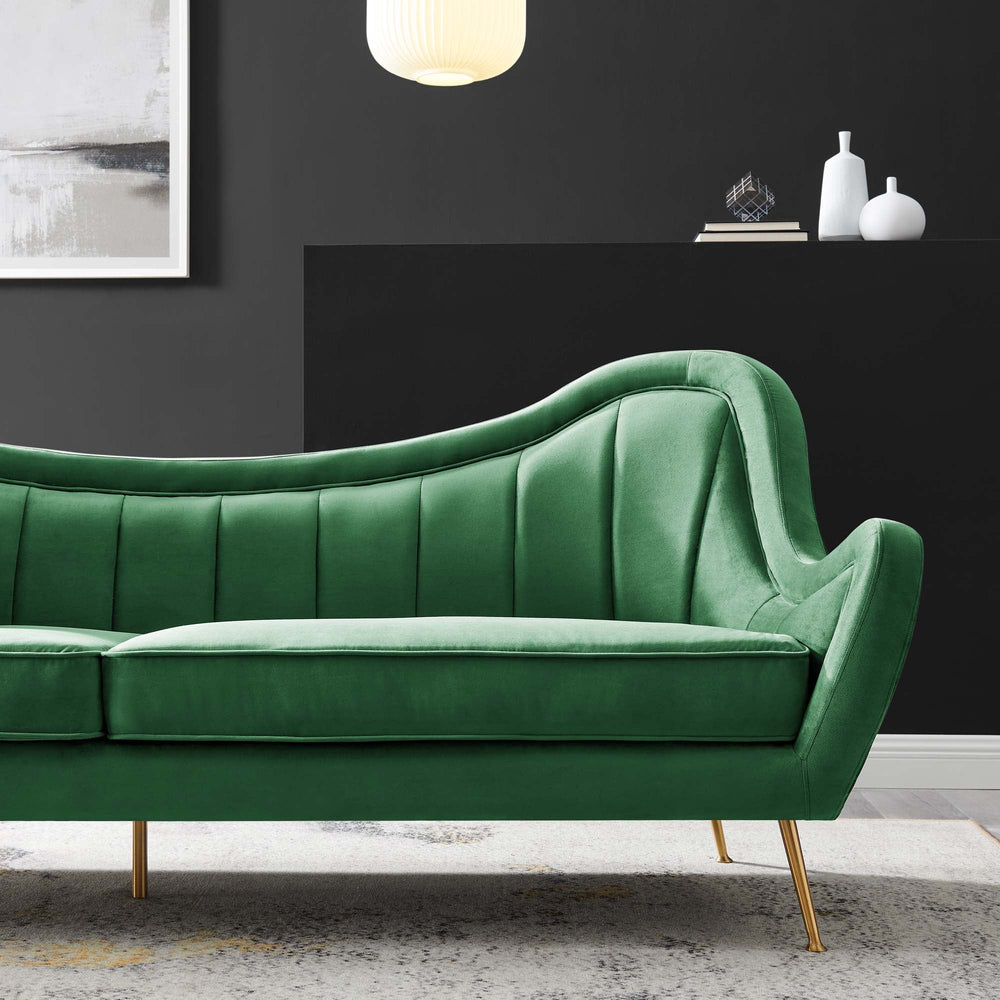 Vera Tufted Velvet Sofa - From Where - 