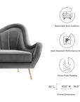 Vera Tufted Velvet Sofa - From Where - 