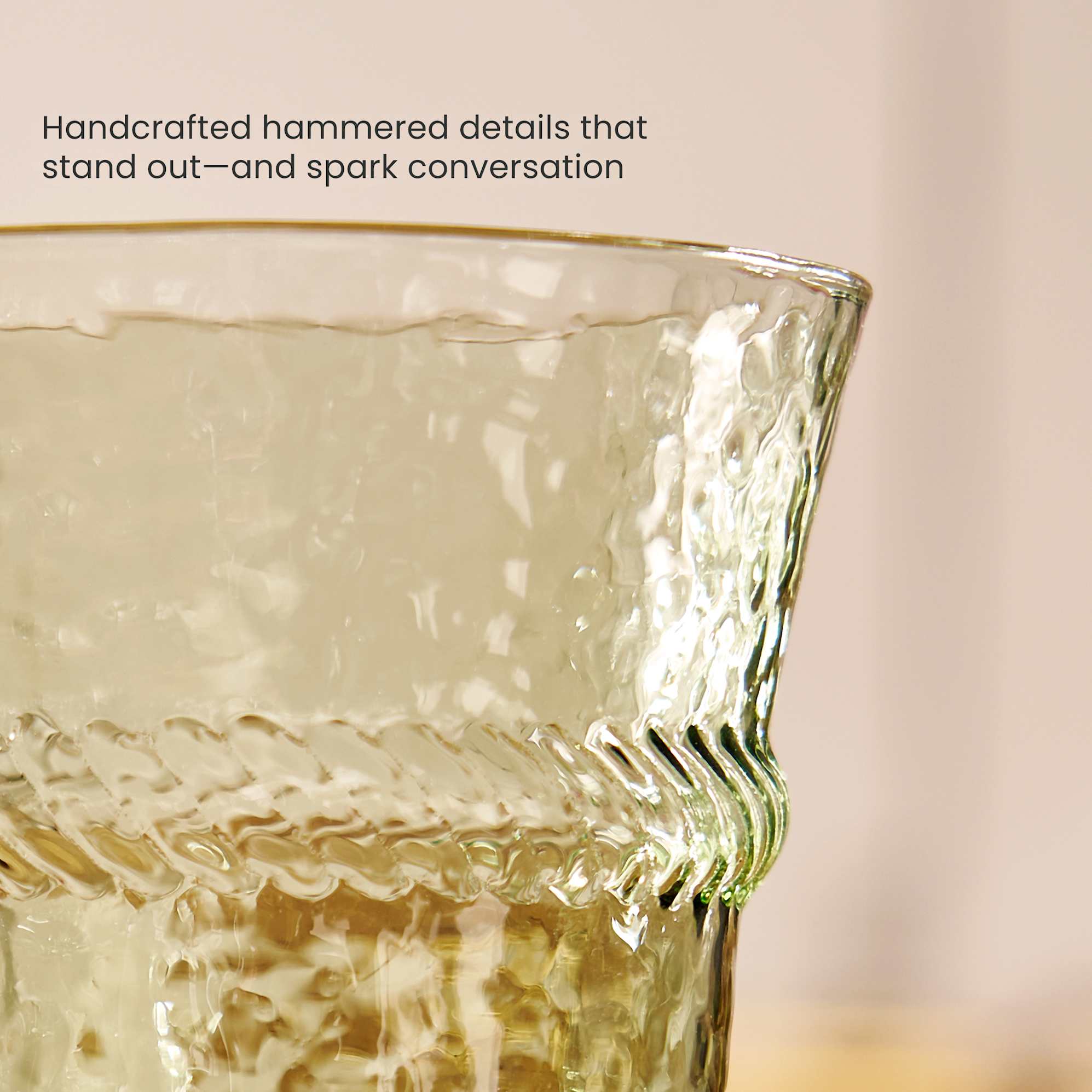 Verdant Tall Drinking Glasses (Set of 4) - From Where Finds -