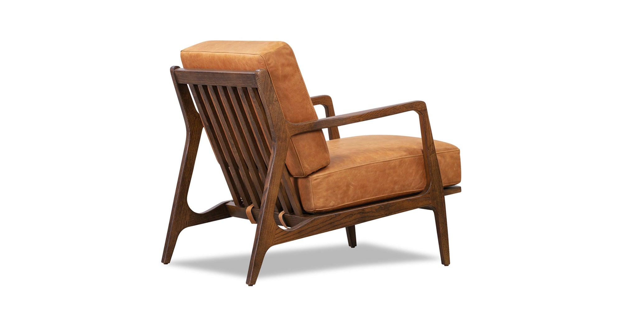 Verity Leather Lounge Chair - From Where - 