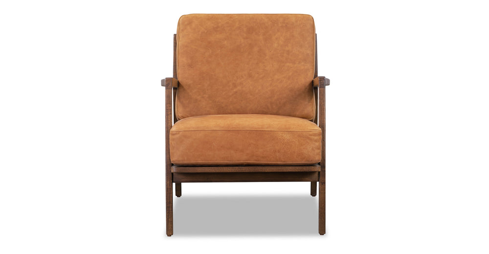 Verity Leather Lounge Chair - From Where - 