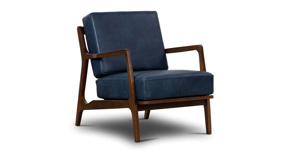 Verity Leather Lounge Chair - From Where - 