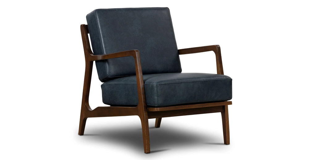 Verity Leather Lounge Chair - From Where - 