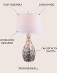 Verna Seashell Table Lamp - From Where - 