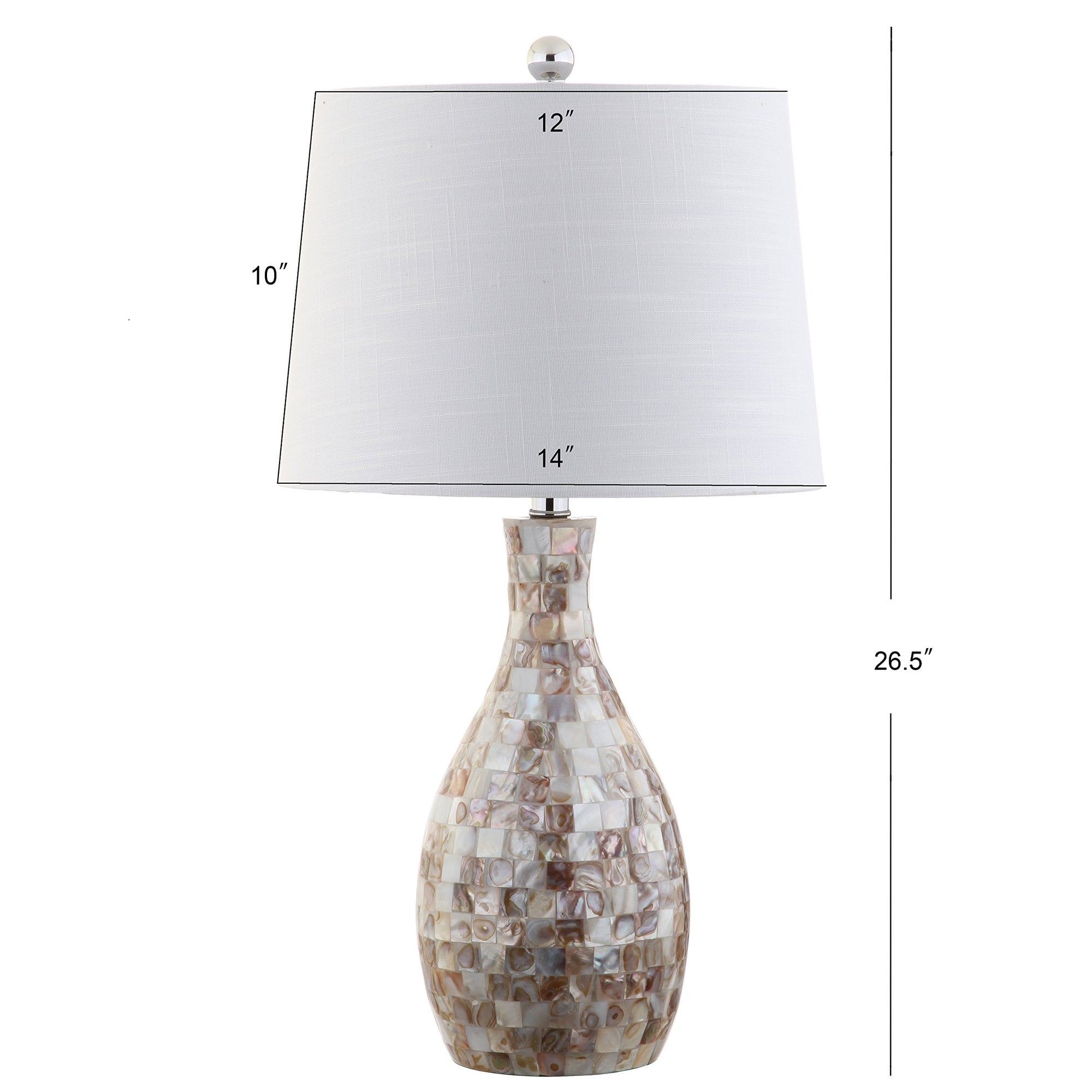 Verna Seashell Table Lamp - From Where - 