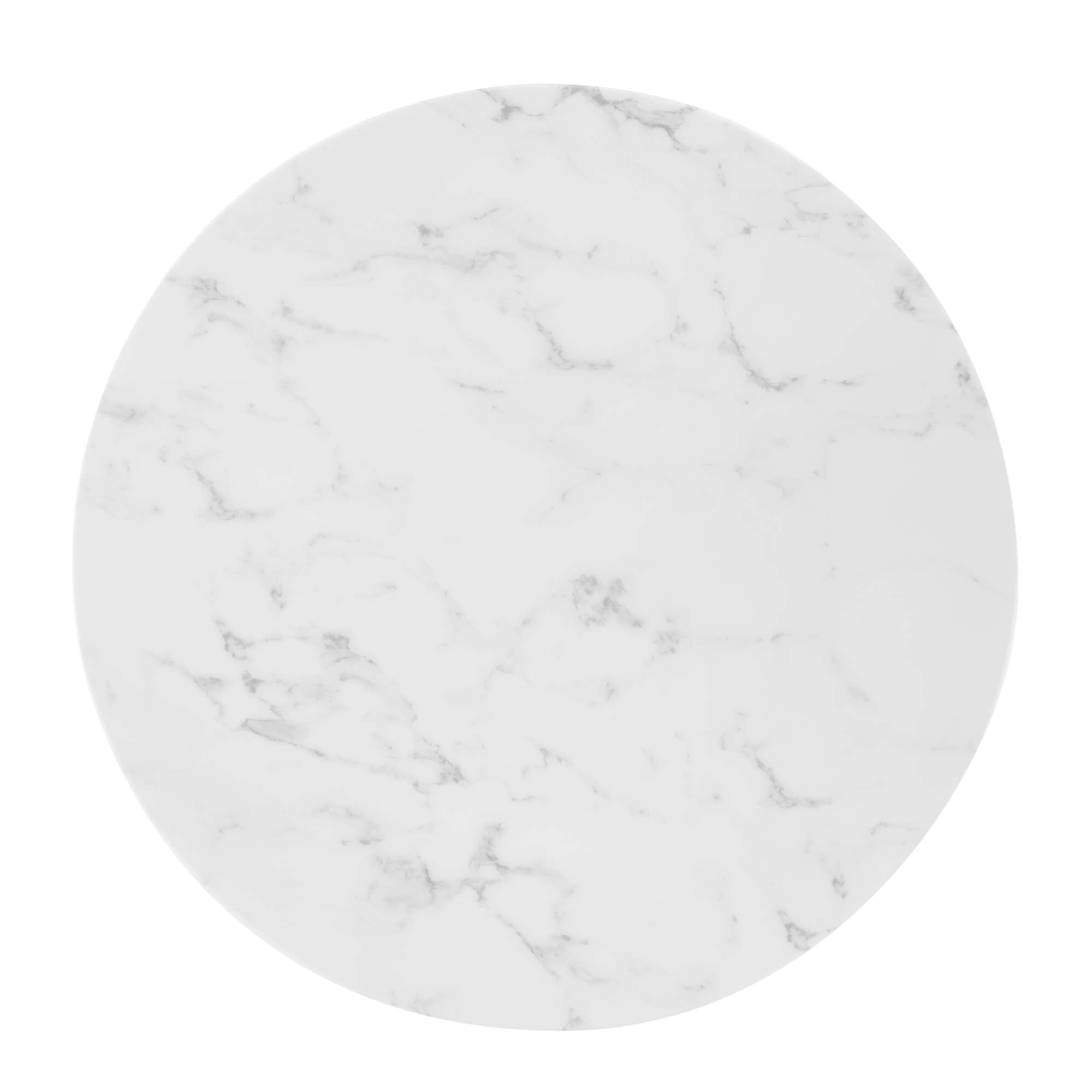 Verne 28" Artificial Marble Dining Table - From Where Finds - 