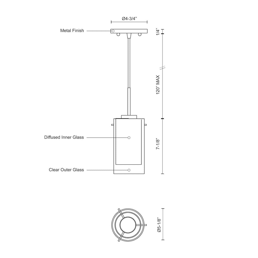Verona Pendant Light - From Where - 
