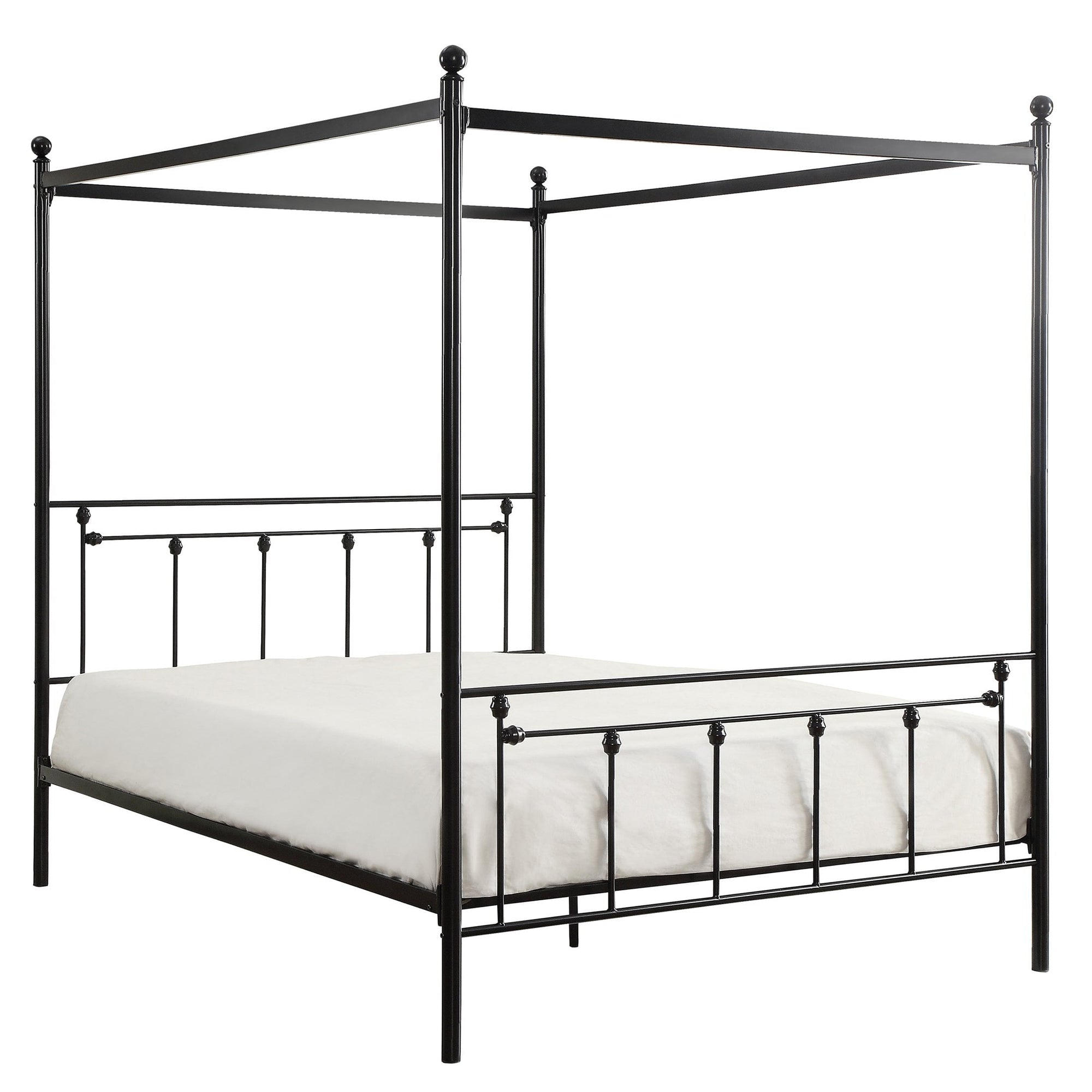 Vertical Slat Metal Platform Bed - From Where - 