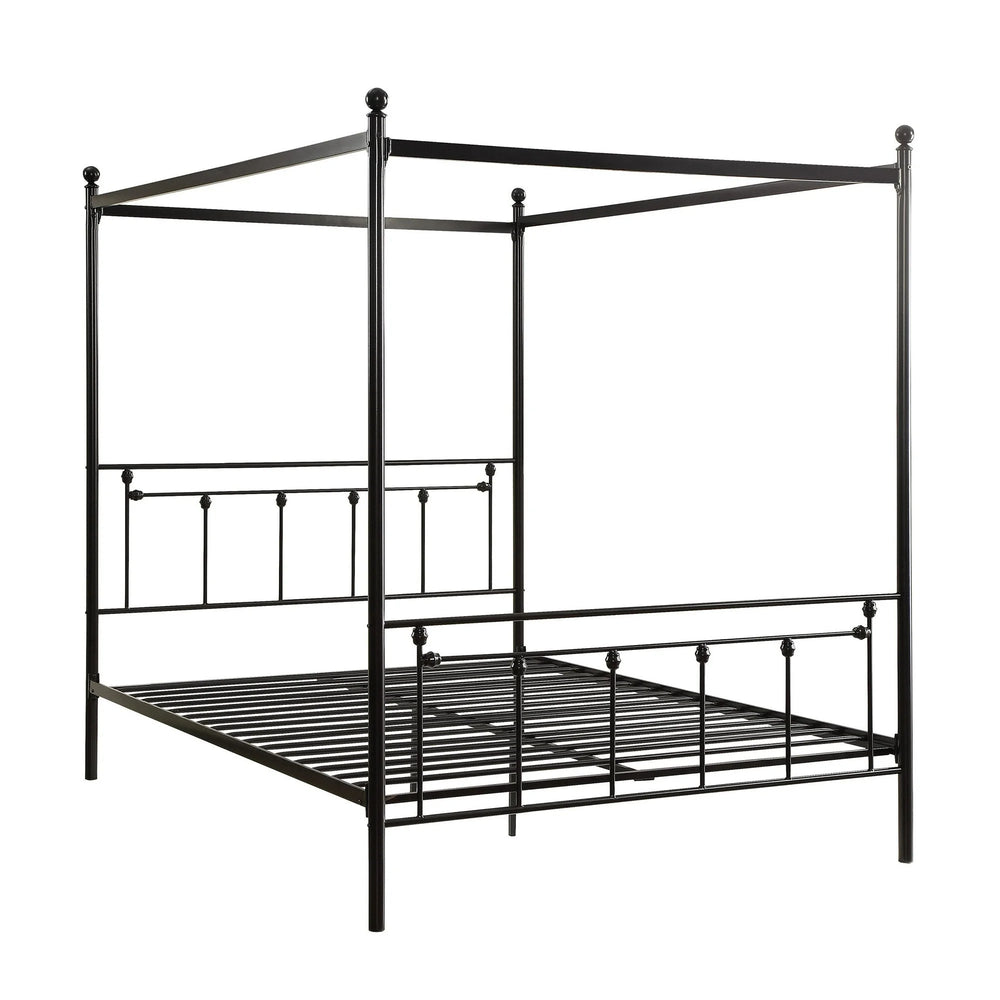 Vertical Slat Metal Platform Bed - From Where -