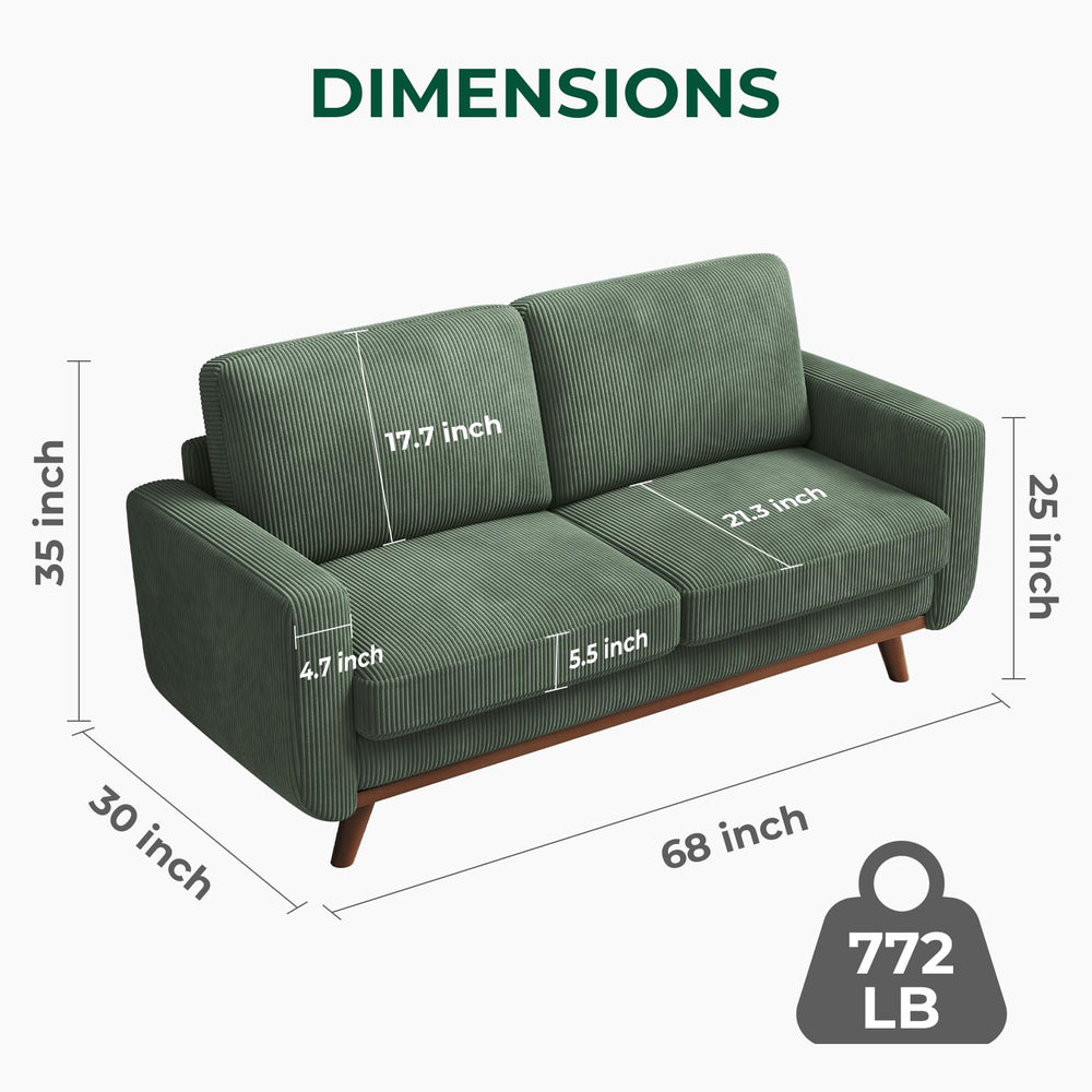 Vesgantti 68" Loveseat Sofa - From Where - 