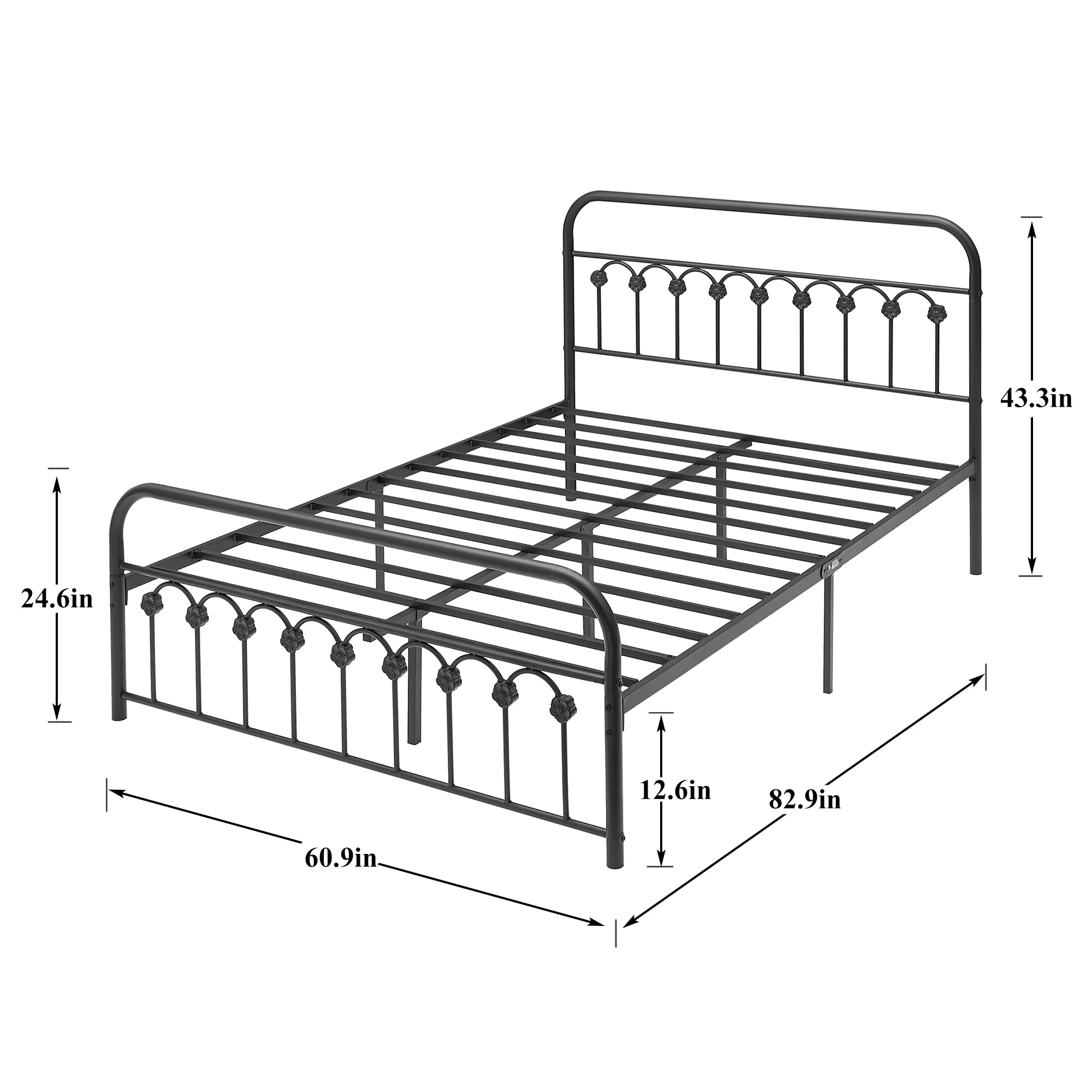 Victorian Style Queen Bed Frame - From Where - 