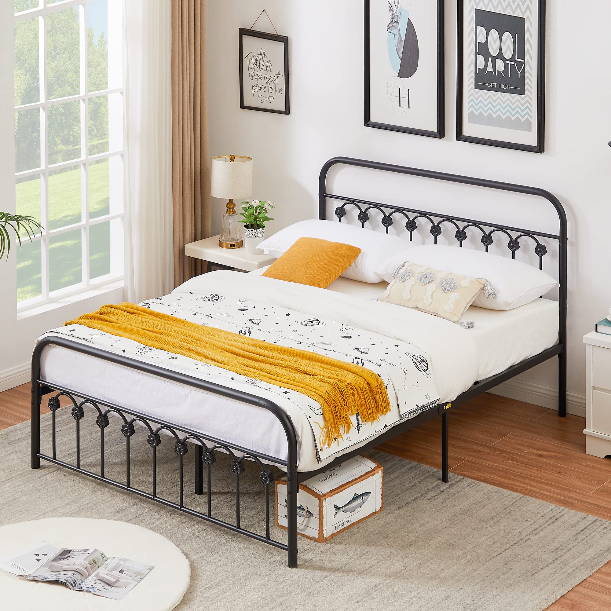 Victorian Style Queen Bed Frame - From Where - 
