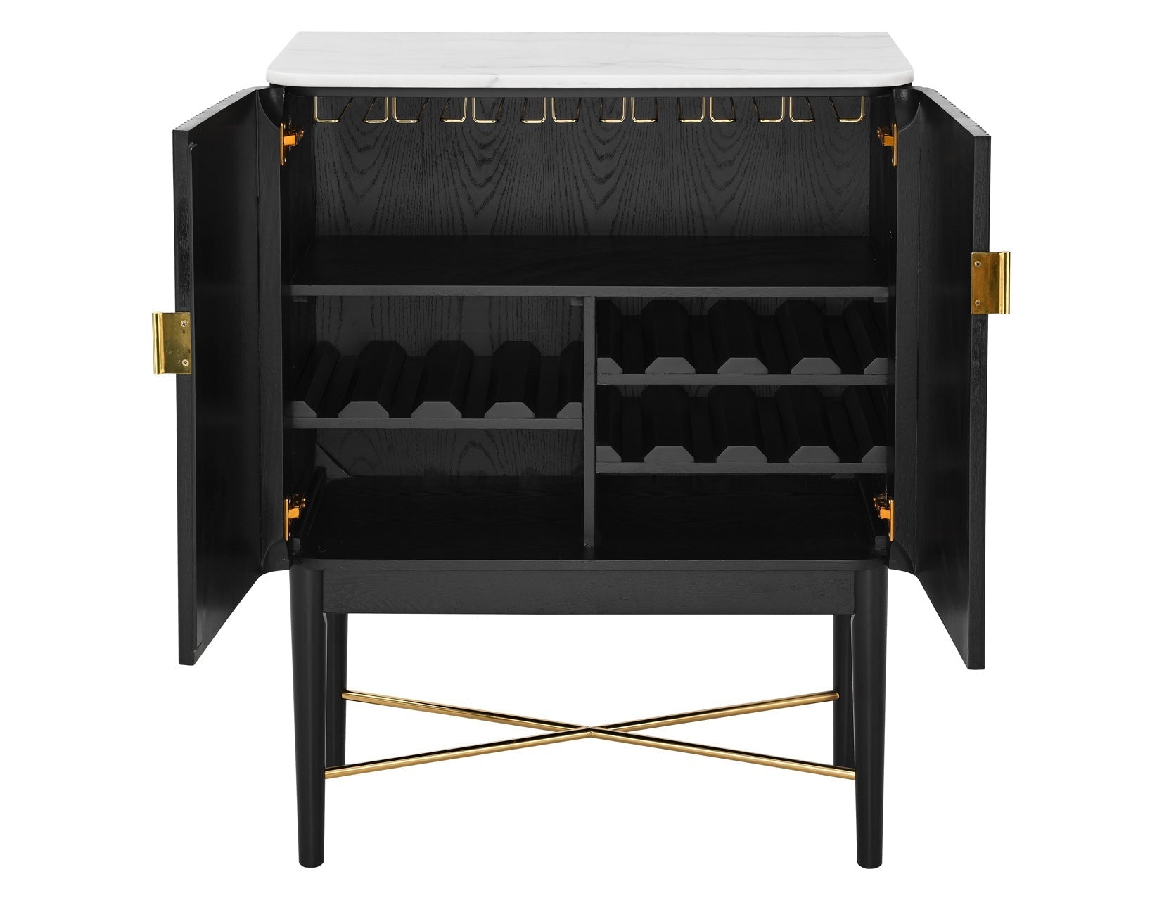 Vida Marble Top Wine Cabinet - From Where - 