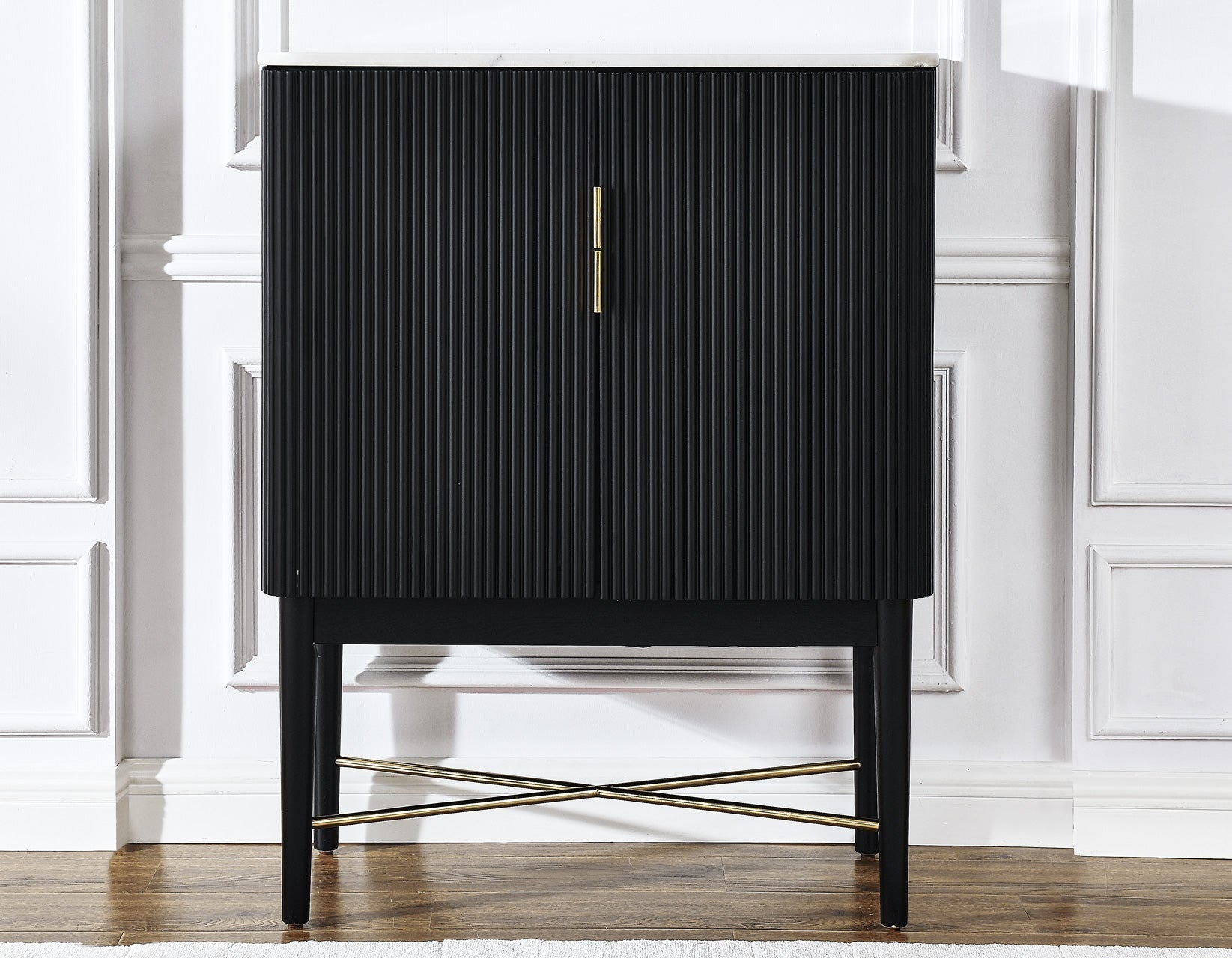 Vida Marble Top Wine Cabinet - From Where - 