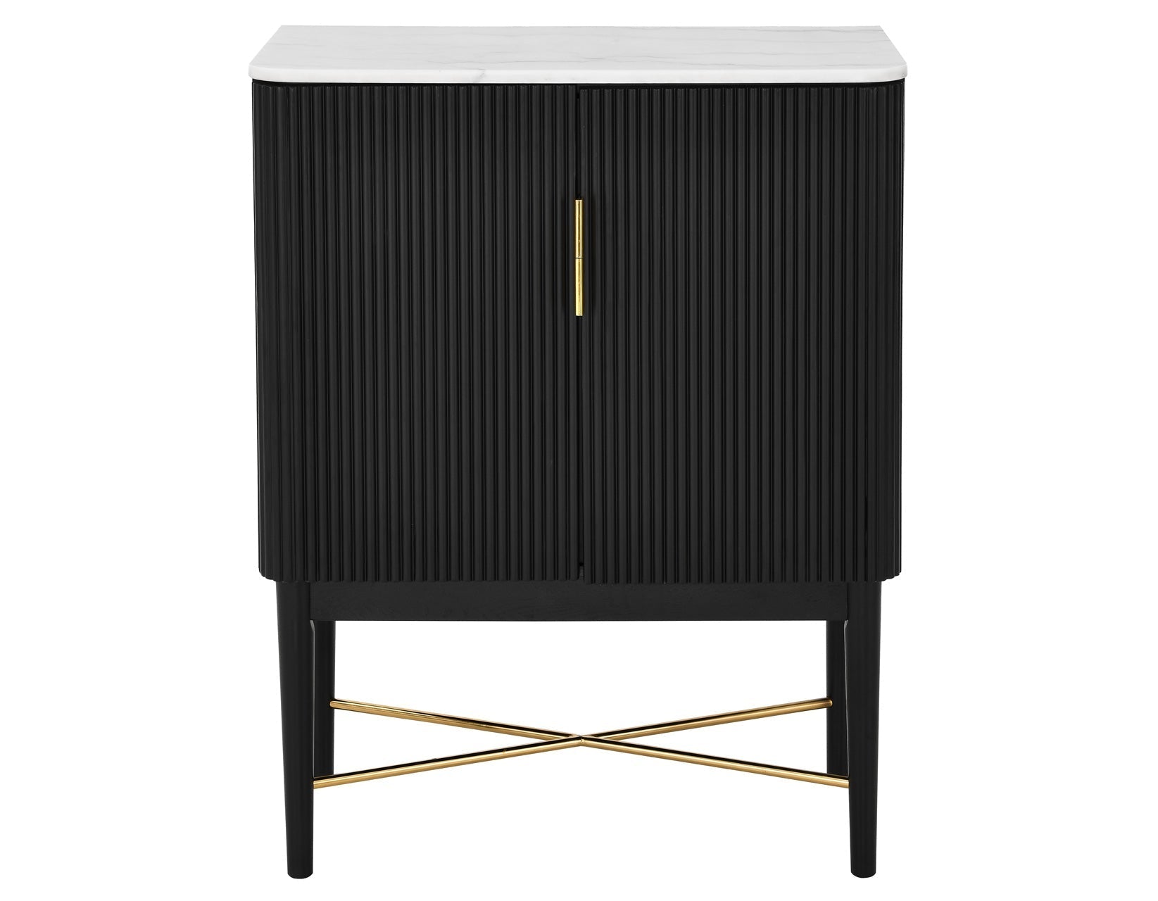 Vida Marble Top Wine Cabinet - From Where - 